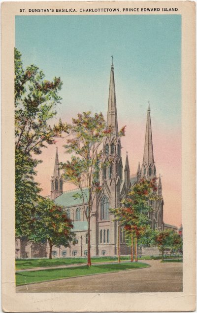 , St. Dunstan’s Basilica, Charlottetown, Prince Edward Island (2096), PEI Postcards
