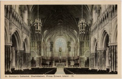 , St. Dunstan’s Cathedral, Charlottetown, Prince Edward Island. (2102), PEI Postcards