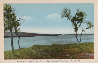 , Lake of Shining Waters from Anne of Green Gables, Prince Edward Island. (2105), PEI Postcards