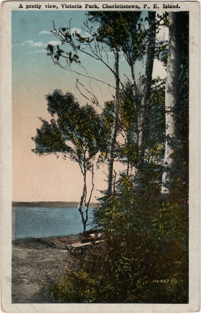 , A pretty view, Victoria Park, Charlottetown, P.E. Island. (2209), PEI Postcards