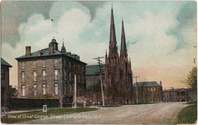 , View of Great George Street, Charlottetown, P.E.i. (2167), PEI Postcards