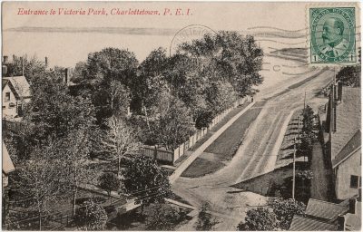 , Entrance to Victoria Park, Charlottetown, P.E.I. (2162), PEI Postcards