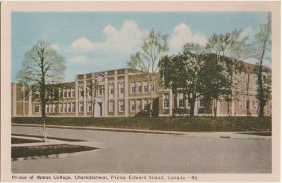 , Prince of Wales College, Charlottetown, Prince Edward Island, Canada. (2158), PEI Postcards