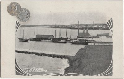, View of Souris &#038; Breakwater (2393), PEI Postcards