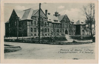 , Prince of Wales College, Charlottetown, P.E.Island. (2405), PEI Postcards