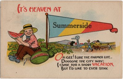 , It’s Heaven at Summerside (2474), PEI Postcards