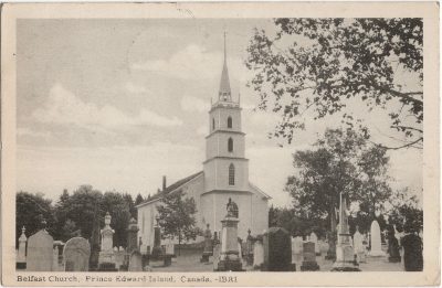 , Belfast Church, Prince Edward Island, Canada. (2450), PEI Postcards