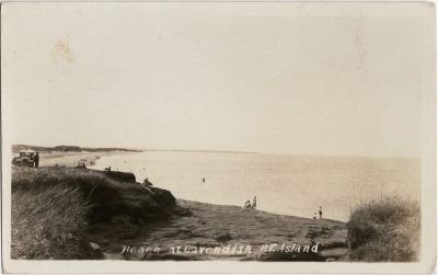 , Beach at Cavendish, P.E. Island (2550), PEI Postcards