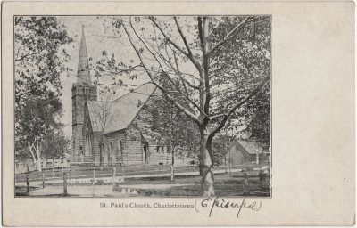 , St. Paul’s Church, Charlottetown. (Episcopal) (2539), PEI Postcards