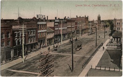, Queen Street, Charlottetown, P.E.I. (2516), PEI Postcards