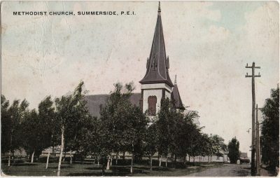 , Methodist Church, Summerside, P.E.I. (2573), PEI Postcards