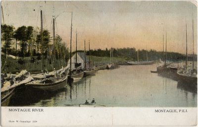 , Montague River Montague, P.E.I. (2572), PEI Postcards