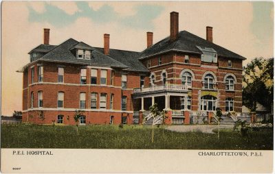 , P.E.I. Hospital Charlottetown, P.E.I. (2565), PEI Postcards