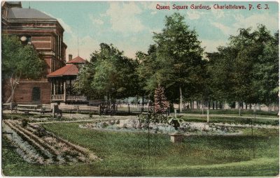 , Queen Square Gardens, Charlottetown, P.E.I. (2633), PEI Postcards