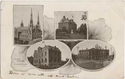 , Provincial Buildings in Charlottetown, P.E.I. (2655), PEI Postcards