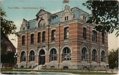 , Post Office, Charlottetown, P.E.I. (2722), PEI Postcards