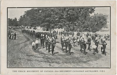 , The Crack Regiment of Canada &#8211; 4th Regiment Canadian Artillery, P.E.I. (2879), PEI Postcards
