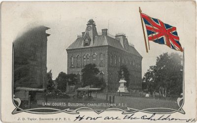 , Law Courts Building Charlottetown, P.E.I. (2857), PEI Postcards