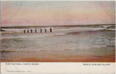 , Surf Bathing, North Shore Prince Edward Island (2850), PEI Postcards
