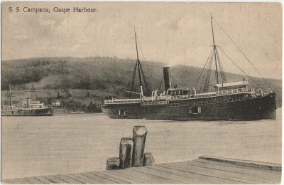 , S.S. Campana, Gaspe Harbour (2924), PEI Postcards