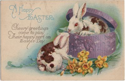 , A Happy Easter greetings card (2953), PEI Postcards
