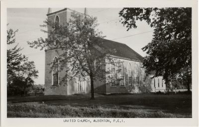 , United Church, Alberton, P.E.I. (3075), PEI Postcards