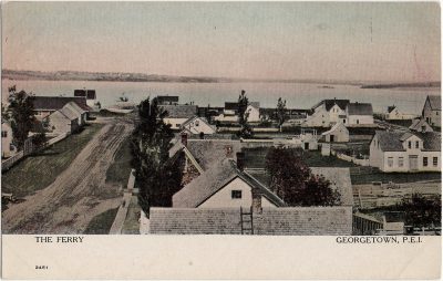 , The Ferry Georgetown, P.E.I. (3166), PEI Postcards