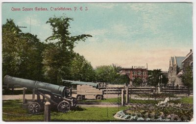, Queen Square Gardens, Charlottetown, P.E.I. (0001), PEI Postcards